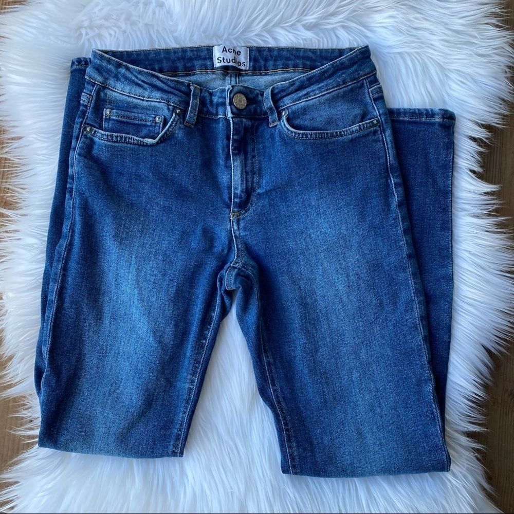 [Acne Studio] Skin 5 Used Blue Jeans - Size 28 - Picture 3 of 7